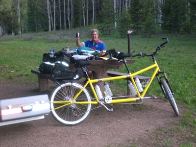 A toast to another fun outing!
Lynx Pass, CO; Elev 8,969 Feet.